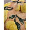 Image 2 : 866 - Figural lemons ceramic pie plate with cover. Couple of small spots of missing paint (see pictu