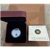 Image 1 : 2012 $3.00 September birthstone crystal swarovski, silver .9999.  COA and case.