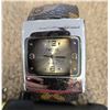 Image 1 : Vintage Timezone quartz cuff watch. Japan movement, stainless case back.