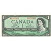 Image 1 : 1954 Canadian $1 bill, 2 digit radar