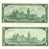 Image 2 : two uncirculated 1967 dollar bills