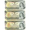 Image 1 : 3x 1973 canadian dollar bills
