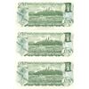 Image 2 : 3x 1973 canadian dollar bills