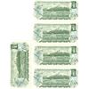 Image 2 : five 1973 canadian dollar bills