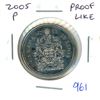 Image 1 : 2005P Canadian 50 Cents. P = Plated. Proof Like-65.