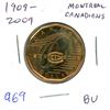 Image 1 : 1909 – 2009 Montreal Canadiens Loonie Dollar. Brilliant Uncirculated from an original Royal