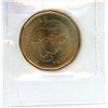 Image 2 : 1910 – 2010 Saskatchewan Roughriders Loonie Dollar. Brilliant Uncirculated. Housed in its o