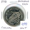 999  1978 Battleford, Sask. Trade Dollar. For a short time, Battleford was the capital of the NWT. BU.