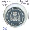 1952 [x=#8211/] 1977 Queen Elizabeth Silver Jubilee medal. Issued by the province of Ontario. BU.