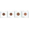 Image 1 : Set of 4 British Pennies. Dates include 2001, 2002, 2005 & 2006. All are Brilliant Uncirculated & Re