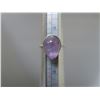 Image 1 : size 6 sterling silver ring with light purple stone