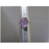 Image 3 : size 6 sterling silver ring with light purple stone