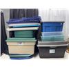 Image 1 : Lot of plastic strorage container and plactic lids.