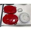 Image 4 : enamelware roaster, soap dish and bowl
