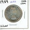 Image 1 : 1959 Canadian Fifty Cents.