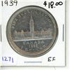 Image 1 : 1939 Canadian Silver Dollar.