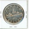 Image 2 : 1953 SF WL Canadian Silver Dollar.