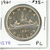 Image 1 : 1961 Canadian Silver Dollar.