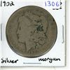 Image 1 : 1902 USA Morgan Dollar.