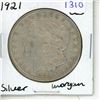 Image 1 : 1921 USA Morgan Dollar.