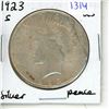 Image 1 : 1923S USA Peace Dollar.