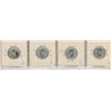 Image 2 : Strip of 4 Canadian Ten Cent Coins.