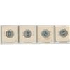 Image 2 : Strip of 4 Canadian Ten Cent Coins.