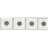 Image 2 : Strip of 4 Canadian Ten Cent Coins.