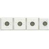 Image 2 : Strip of 4 Canadian Ten Cent Coins.