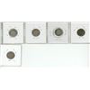 Image 2 : Strip of 5 Canadian Ten Cent Coins.