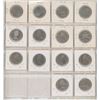 Image 2 : Page of 14 Canadian Fifty Cent Coins.