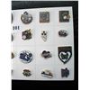Image 3 : LOT OF 24 DIFFERENT PINS - ELKS CLUB and ROYAL PURPLE