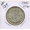 Image 1 : 1941 CANADIAN SILVER 50 CENT COIN