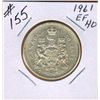 Image 1 : 1961 CANADIAN SILVER 50 CENT COIN