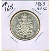 Image 1 : 1963 CANADIAN SILVER 50 CENT COIN