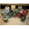 Image 1 : LOT 16 NEW BALL OF CROCHET COTTON BALLS - NEW IN PLASTIC