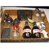 Image 2 : BOX OF MISC ITEMS - SALT & PEPPER - HEIDELBERG BOTTLES - KINDERSLEY BAKERY PLAQUE
