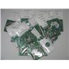Image 1 : LOT OF 20 DIFFERENT SASKATCHEWAN ROUGHRIDERS FOAM COASTERS - Corby Distilleries Ltd.