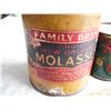 Image 2 : family brand molasses crosby molasses co (paper label) & nabob coffe tin 7.5oz
