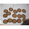 Image 5 : 15 NOS cork lined orange crush bottle caps