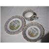 Image 2 : royal albert silver birch 3pc dishes