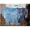 Image 1 : reebok black top tie dye shirt (large?) & gildan tie dye shirt (large)