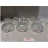 Image 3 : 12 frosted glass rose pattren pressed serving bowls