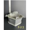 Image 1 : guardian service aluminium -triangle heart cookware pot 50's 11x7x4.5" hammered aluminium