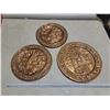 Image 1 : 3 Copper Wall Plates - Made in Italy