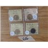 Image 1 : Lot of 4 (1973, 1998, 2005P and 2008) canadian graded quarters