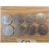 Image 3 : Lot of 8 canadian $1 coins and 2019 mercury gemini apollpo liberty coin