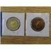 Image 2 : Pair of 2018 armstice toonies(colored/non-colored)