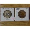 Image 1 : Pair of 2023 jean paul riopelle toonies (colored/non-colored)