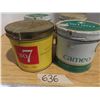 Image 2 : Lot of 4 cigarette tobacco tins